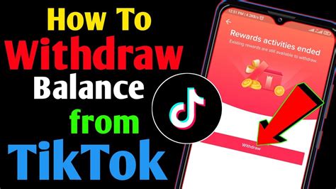 how to withdraw coin from tiktok